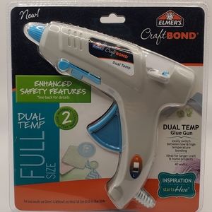 Elmers E6050 Elmer's CraftBond Full Size Dual-Temp Glue Gun - NEW!! SEALED